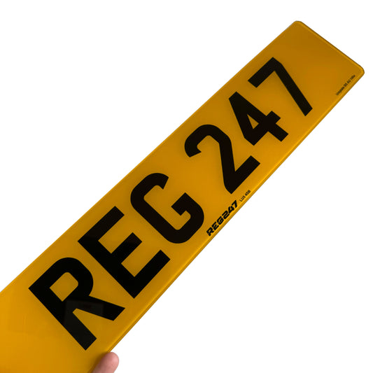 Rear Number Plate (Single)